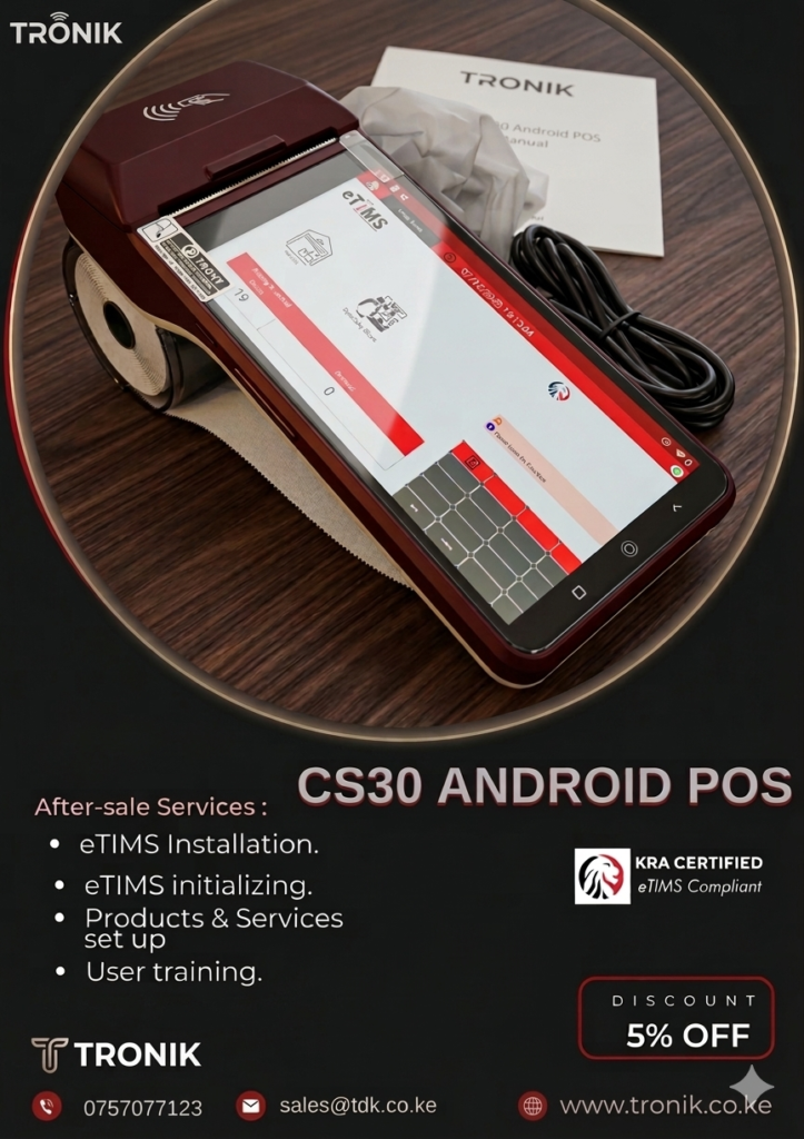 eTIMS Compliant Point of Sale Pos in Kenya