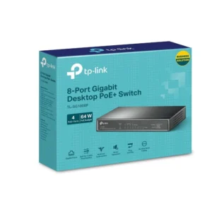 TL-SG1008P 8-Port Gigabit Desktop Switch with 4-Port PoE