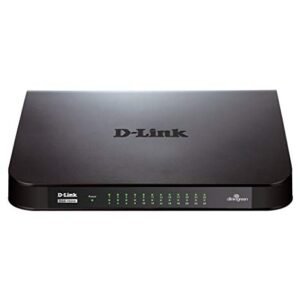 24-Port Gigabit Unmanaged Dlink Desktop Switch 10/100/1000Mbps DGS1024A