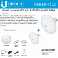 Alternative view of Ubiquiti NanoBeam M5 16dBi