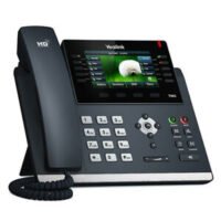 Yealink SIP-T46S IP Phone, 16 Lines. 4.3-Inch Color Display. Dual-Port Gigabit Ethernet