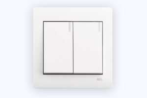 2 Gang 2 Way Elite Elegance Switch