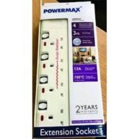 Power max 4 way surge protected extension cable