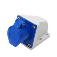 Alternative view of 16 Amp 3 Pin Industrial Plug+Socket 220-250V Weatherproof IP44 2P+E 3Phase 16A