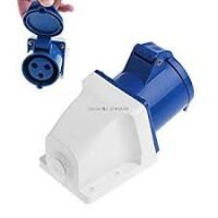 Alternative view of 32 Amp 3pin Industrial Socket 220V-250Volt Weatherproof IP44 Waterproof
