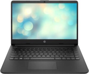 HP DQ5011NIA 14" HD Display Laptop, 12th Gen Intel Core i5-1235U 3.3Ghz, 8GB DDR4 RAM, 512GB SSD, Intel Iris Xe Graphics, Windows 11 Home, Black | 6G5K4EA#BH5
