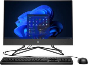 HP 200 G4 21.5'' All-in-One Non Touch PC, Intel Core i5-10210U 1.60Ghz Processor, 4GB RAM, 1TB HDD, Intel UHD Graphics 620, 5MP WebCam, USB Wired KB + Mouse, DOS - No OS, Iron Gray | 295D6EA#BH5