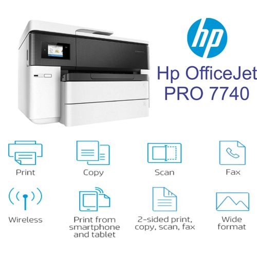 HP OfficeJet Pro 7740 Wide Format All-in-One Color Printer with