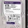 WD Purple 8TB Surveillance Hard Disk Drive - 5400 RPM Class SATA 6 Gb/s 128MB Cache 3.5 Inch - WD80PURZX