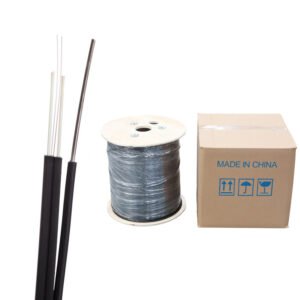 2 Core FTTH Fiber Optic Drop Cable 2KM