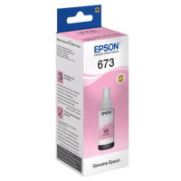 Epson 673 Light Magenta Ink Bottle 70ml | C13T673698 / C13T67364A