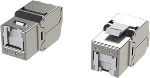 RJ45 Connectors Cat6A (2 Pack) Shielded Keystone Jack Metal Die-Cast Field Modular Termination in Kenya