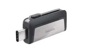 SanDisk 64GB Ultra Dual Drive USB Type-C - USB-C, USB 3.1 - SDDDC2-064G-G46, Grey/Silver