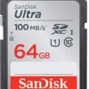 SanDisk 64GB Ultra SDXC UHS-I Memory Card - 100MB,s, C10, U1, Full HD, SD Card - SDSDUNR-064G-GN6IN in Kenya