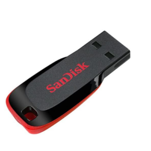 SanDisk Cruzer Blade USB Flash Drive – 128GB (SDCZ50-128G-B35)