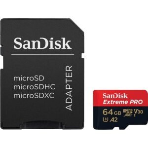 SanDisk Extreme PRO microSDXC™ UHS-I Card – 64GB (SDSQXCU-064G-GN6MA)