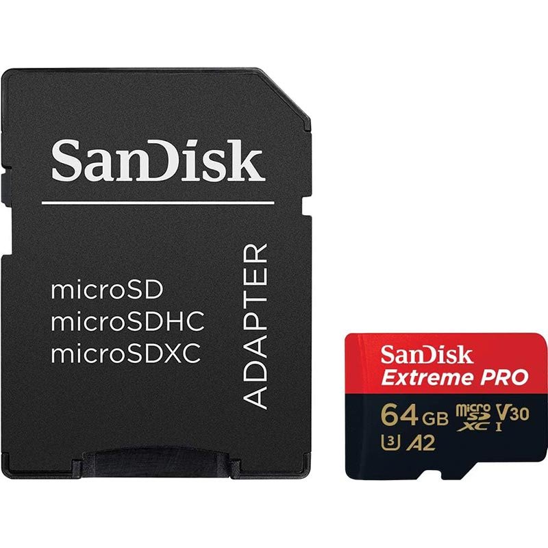 SanDisk Extreme PRO microSDXC™ UHS-I Card – 64GB (SDSQXCU-064G-GN6MA)
