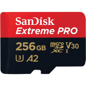 SanDisk Extreme Pro 256GB microSDXC Memory Card – SDSQXCD-256G-GN6MA