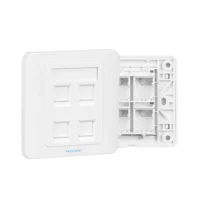 VENTION 4 PORT WALL FACEPLATE WHITE 86 TYPE – VEN-IFCW0 in Kenya