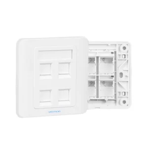 VENTION 4 PORT WALL FACEPLATE WHITE 86 TYPE – VEN-IFCW0 in Kenya