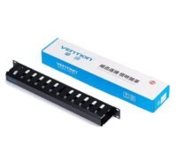 Vention 24 U Cable Manager Black in Kenya