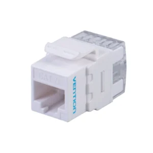 Vention CAT.6 UTP 180 Degree Keystone Jack White in Kenya
