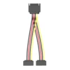 Vention SAT 15P Male to Female Power Splitter Cable 0.15 Meter Black – (KDBBB) in Kenya
