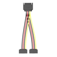 Vention SAT 15P Male to Female Power Splitter Cable 0.15 Meter Black – (KDBBB) in Kenya