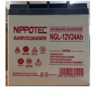 Nippotec 24Ah Solar Battery Deep Cycle Lead Acid Valve Regulated in Kenya
