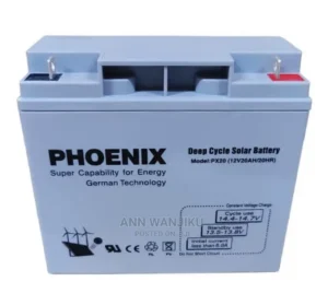 Phoenix 12V Deep Cycle Solar Battery 24ah,20hr prices in Kenya