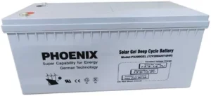 Phoenix 12V Gel deep cycle solar battery 200AH 10HR in Kenya