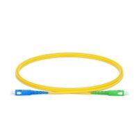 1m (3ft) SC UPC to SC APC Simplex OS2 Single Mode PVC (OFNR) 2.0mm Fiber Optic Patch Cable in Kenya