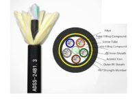 Fiber FTTX ADSS 24F Cable Per KM - 100 Meters Span in Kenya