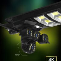 450W Wi-Fi Solar Powered LED Street Light with Camera