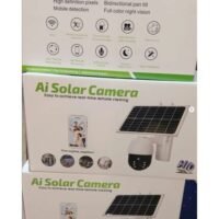 AI Solar Dual View Mini Battery CCtv Camera