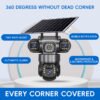 Is Triple lens 4G Wifi enabled solar camera 360 degrees