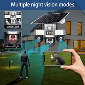 Triple lens 4G solar ptz CCtv Camera price in Kenya