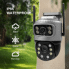 V380 WiFi AC Outdoor PTZ Camera with Dual Lens waterproof